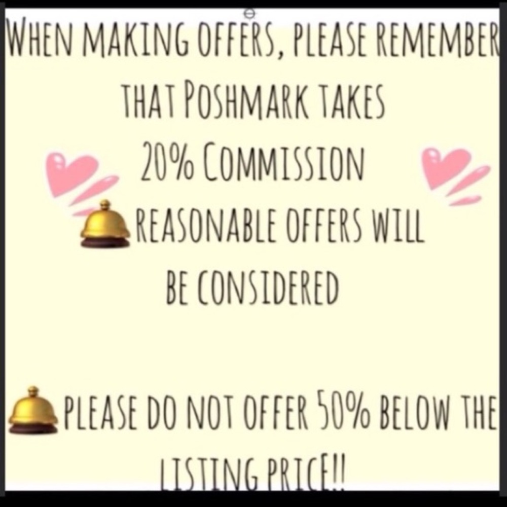 Please be respectful when making offers!